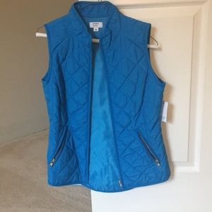 Crown and Ivy blue vest XS